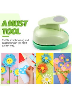 UCEC Circle Punch, Craft Hole Punch Round Punch For Crafting, 5 Different Size Circle Hole Punch For Paper Crafts, Cardstock, Gift Wrapping, Cards And Scrapbooks-3/8 5/8 1 1.5 2 Inch Circle Punch Set  - Image 3