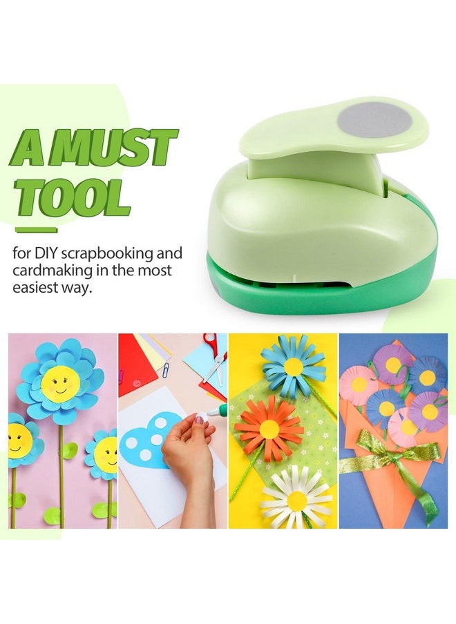 UCEC - Circle Punch, Craft Hole Punch Round Punch For Crafting, 5 Different Size Circle Hole Punch For Paper Crafts, Cardstock, Gift Wrapping, Cards And Scrapbooks-3/8 5/8 1 1.5 2 Inch Circle Punch Set - Image 1