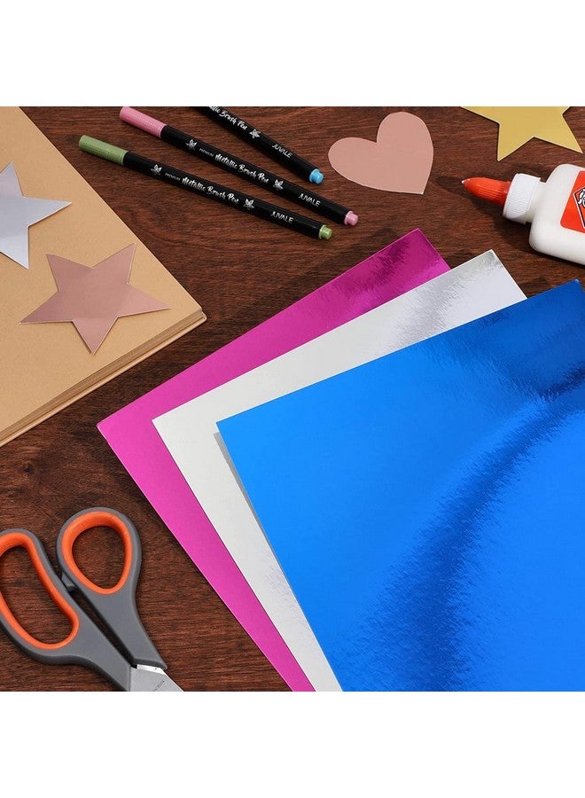 Bright Creations 100 Sheets of Metallic Cardstock, Thick 250 GSM 8.5x11 Paper for Arts and Crafts, Classroom, DIY Projects (Assorted Colors, Letter Size) - Image 5