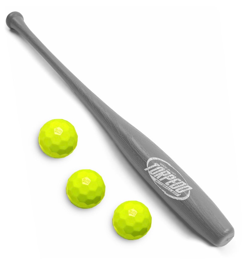 BLITZBALL Torpedo Set Includes 3 Official Brand Balls 1 Torpedo Bat Made in USA - Image 2