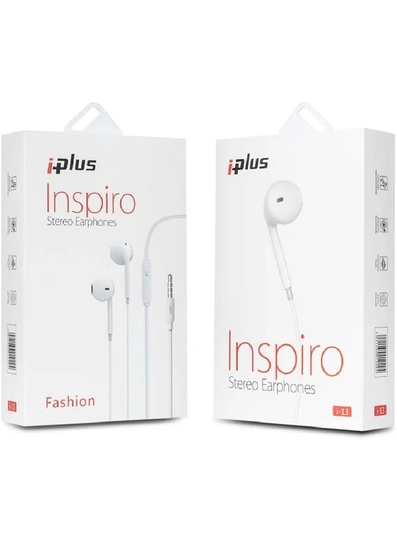 آي بلس سماعات أذن ستيريو عالية الجودة iPLUS i-13 Inspiro | تصميم خفيف الوزن وأداء صوتي غني - Image 3