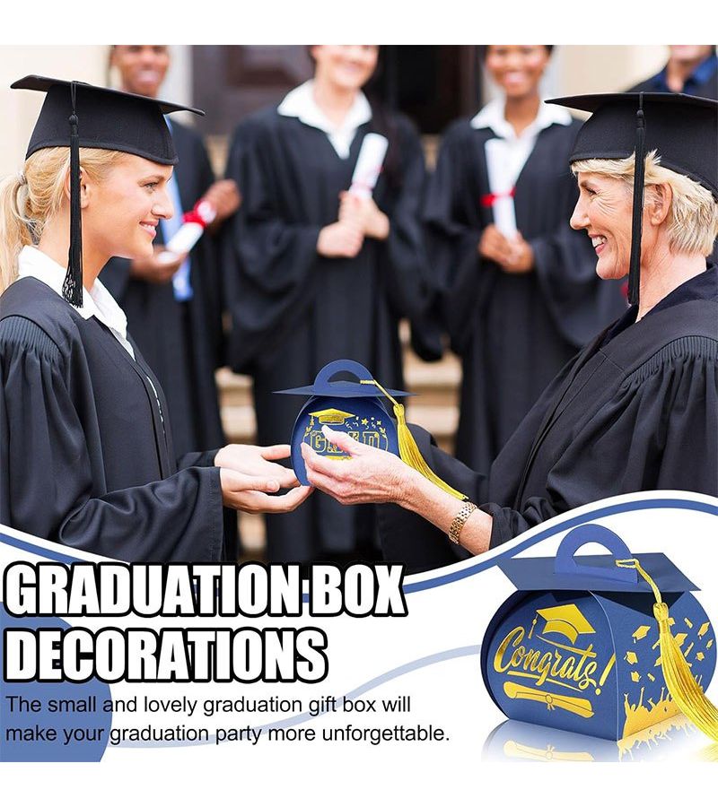 Blue Graduation Cap Gift Set of 10 for Class of 2026 Party Favors - Image 5