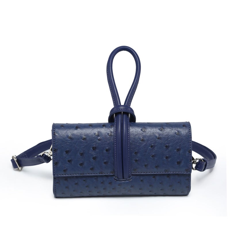 Ostrich Pattern Small Square Bag New Women'S Handbag Niche Design Drawstring Fashion Single Shoulder Crossbody Wallet For Women - Image 4