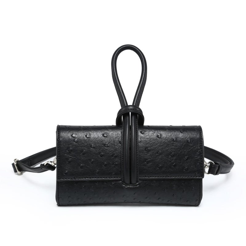Ostrich Pattern Small Square Bag New Women'S Handbag Niche Design Drawstring Fashion Single Shoulder Crossbody Wallet For Women - Image 5