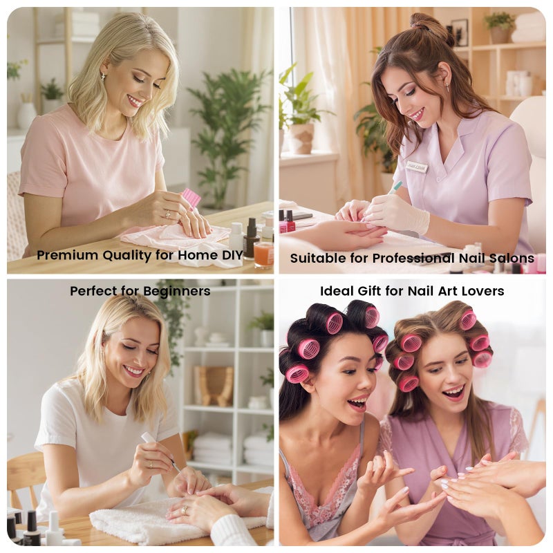 Bcowos Pink Lint Free Nail Wipes with Storage Case- 1080PCS Super Absorbent Nail Polish Remover Pads- Disposable Lint Free Wipes for Nail Polish Removal, lash Extensions Application, Nail Care - Image 5