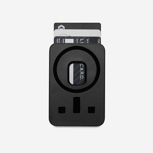 The Ridge Ridge Card Holder Compatible with Magsafe - High-Strength For A Secure Hold, Keeps Up To 3 Card, Shatterproof TPU (Carbon Fiber 3K) - Image 3