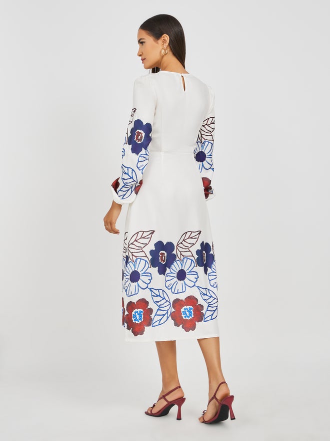 Styli Floral Print Dress  - Image 5