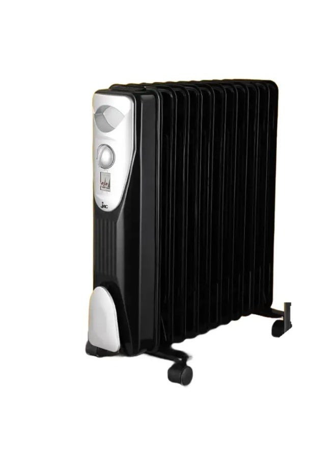 Jac 13-fin oil heater with timer, elegant metal body from JackNGH-3213 - Image 1