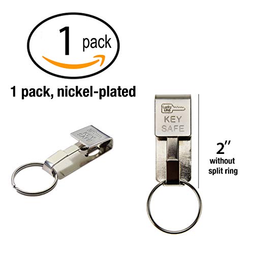 Lucky Line Key Safe Slip-On, 2” Wide Belt Key Ring - Heavy Duty Belt Key Clip, Key Chain - Image 4