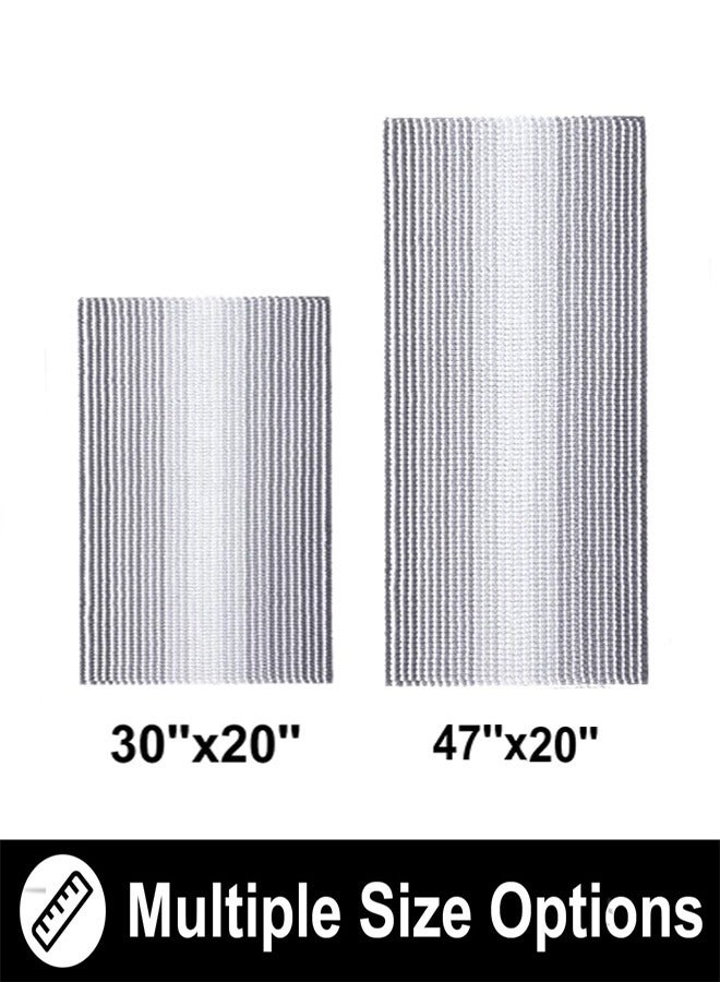 Ofrdncy Luxury Bathroom Mat Rug,Extra Soft and Absorbent Microfiber Bath Mat Rug, Non-Slip Plush Shaggy Bath Carpet, Machine Wash Dry (Grey） - Image 2