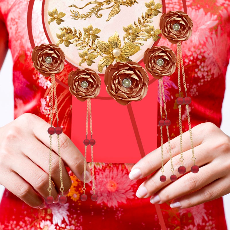 Vintage Hand Fan, Durable and Delicate with Antique Design, Ideal for DIY Crafting - Image 4