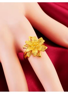 GOLDMAX 21k Gold Plated Ring For Women One Size  - Image 2