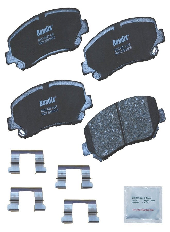 Bendix Premium Copper Free CFC1623 Ceramic Brake Pad (with Installation Hardware Front) - Image 1