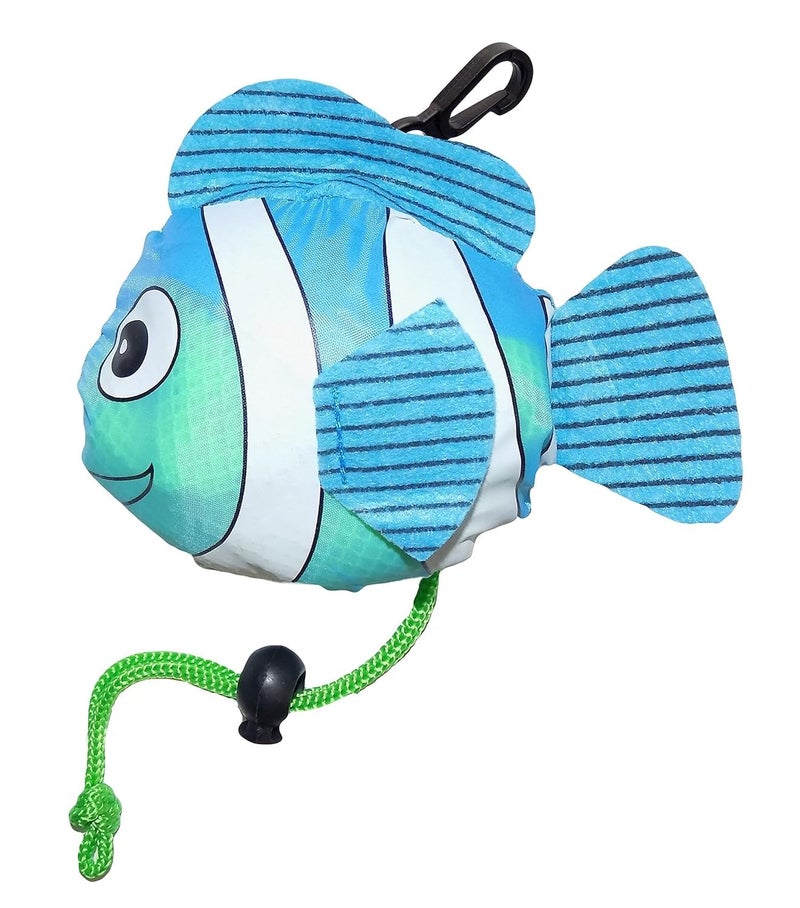 Sand Dipper Expandable Mesh Tote Bag Cute Fish nylon bag - Image 2