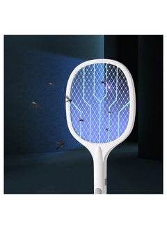 Eworld Electric Mosquito Swatter Racket with UV Light, USB Rechargeable Bug Zapper Fly Killer for Indoor and Outdoor  - Image 2