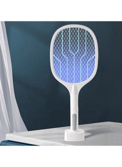Eworld Electric Mosquito Swatter Racket with UV Light, USB Rechargeable Bug Zapper Fly Killer for Indoor and Outdoor  - Image 5