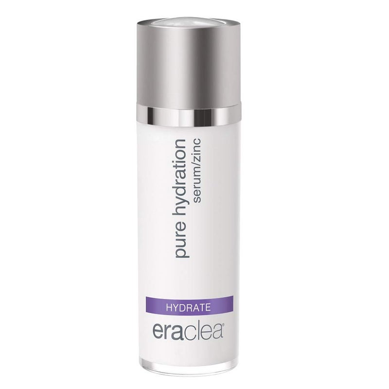 eraclea Pure Hydration Serum Soothing Face Serum with Hyaluronic Acid and Zinc to Calm Redness and Irritated Skin UltraHydrating AntiWrinkle Hyaluronic Acid Serum for All Skin Types 1 fl oz