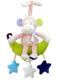 Generic Baby bed bell wind-up music bell plush stroller pendant baby toy  - Image 1