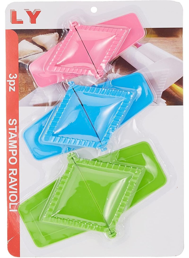 DubaiGallery 3PCS COLORFUL SAMOSA MOULDS - Image 1