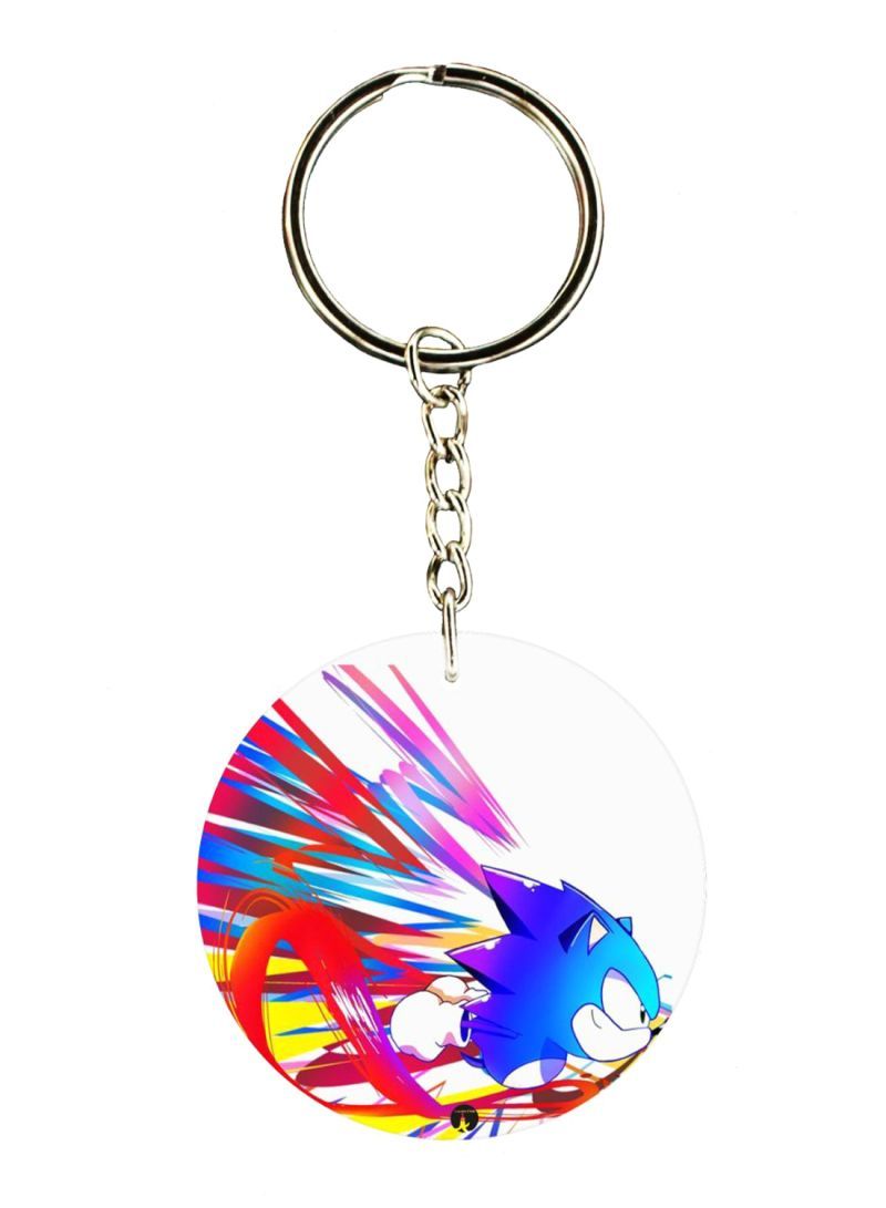 RKN Sonic Printed Keychain