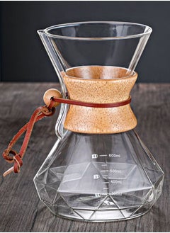 V60 Coffee Maker 600mL Glass Drip Coffee Pot Diamond Style Coffee Share Pot with Mark - pzsku/Z355B61D35836CFE1AAD7Z/45/_/1690883139/7f54568b-79c4-4b03-a4f4-675ab3d6951c