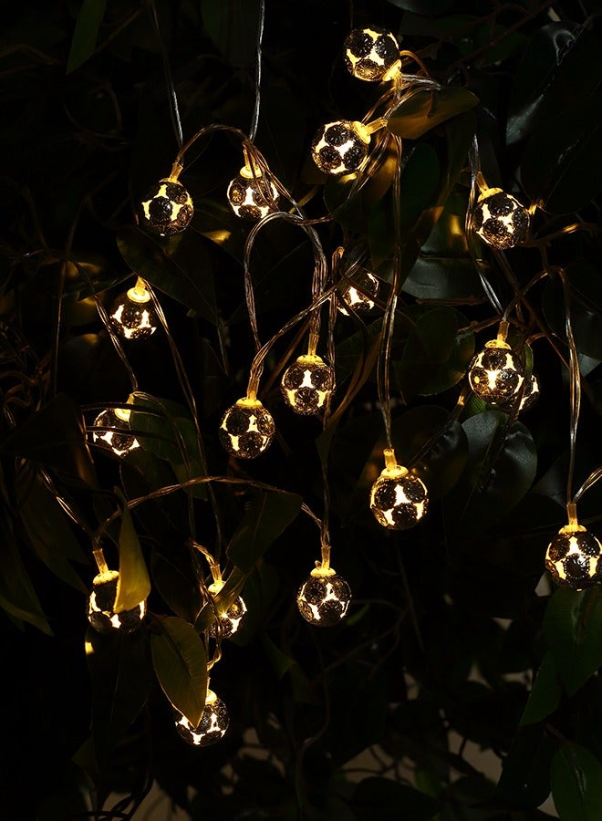 LAWAZIM Generic Plastic String 20 Lamps 20cm |String Lights,Indoor String Lights for Bedroom,Classroom,Outdoor String Lights for Patio,Garden,Party,Wedding - Image 1