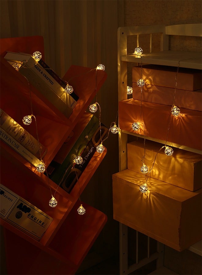 LAWAZIM Generic Plastic String 20 Lamps 20cm |String Lights,Indoor String Lights for Bedroom,Classroom,Outdoor String Lights for Patio,Garden,Party,Wedding - Image 2