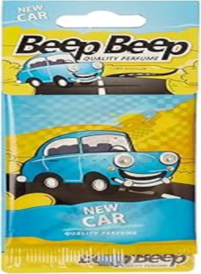 Beep-Beep card freshener - new car- for car