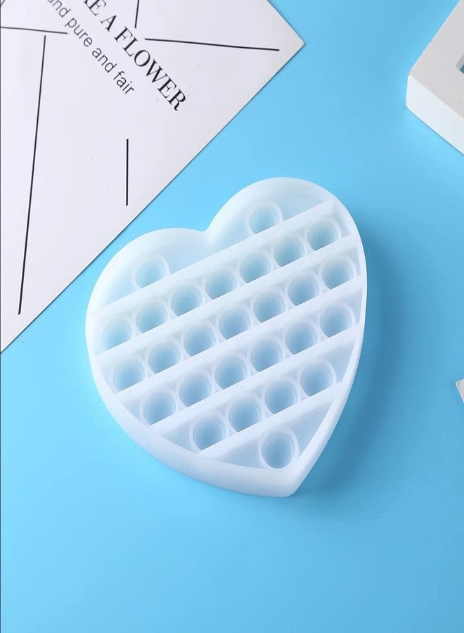 Tilak Venture Heart Shape Pop It Toy - Color Changing Rainbow Fidget Sensory Toy for Kids and Adults - Autism Stress Relief Push Pop Bubble Game - Image 5