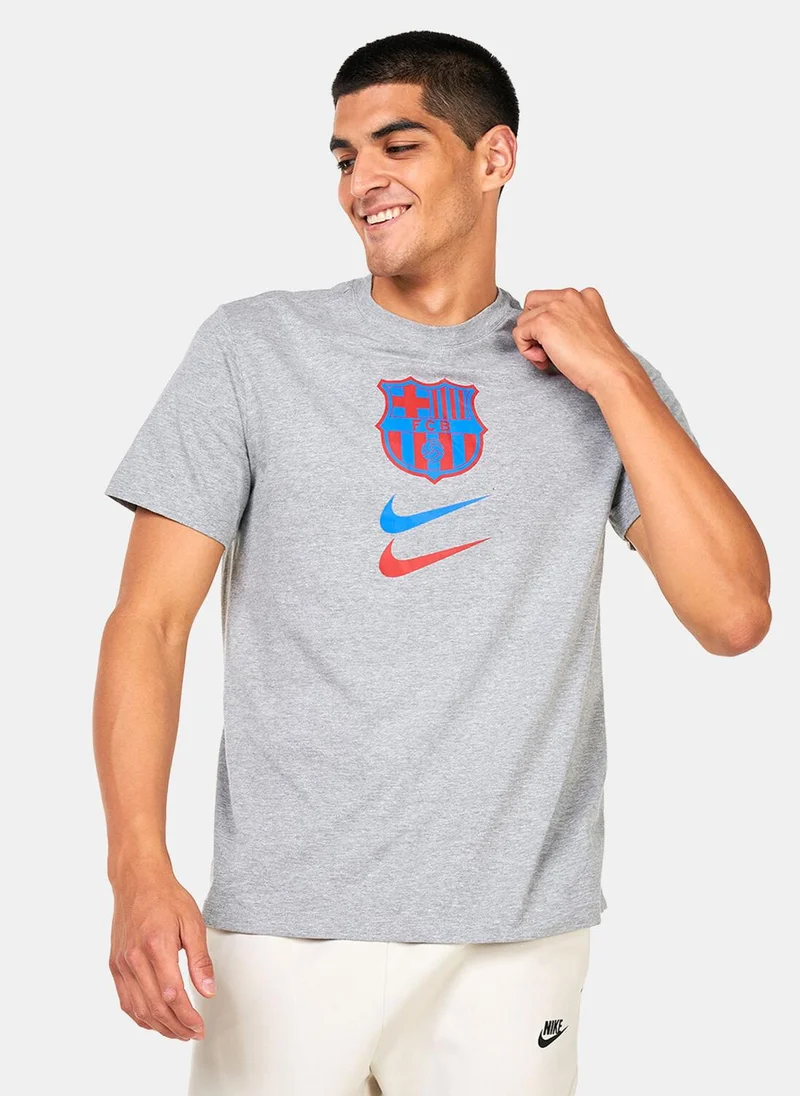 Nike Men's F.C. Barcelona Crest Football T-Shirt