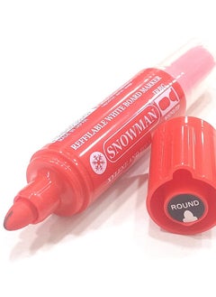 Snowman 3 whiteboard pen with rounded tip + spare parts(Different colors: blue, black and red )  - Image 5
