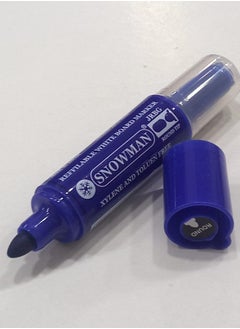 Snowman 3 whiteboard pen with rounded tip + spare parts(Different colors: blue, black and red )  - Image 4