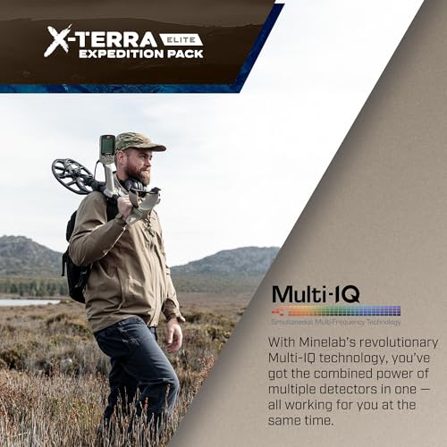 MINELAB X-Terra Elite Expedition, Waterproof, All Terrain Treasure Metal Detector, Multi-IQ Precision Targeting, Included V8X Coil, V12X Coil, ML85 Headphones, Charging Cable & PRO-FIND 40 Pinpointer - Image 3