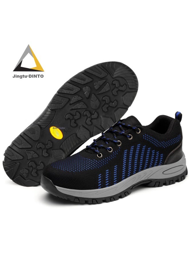 Jingtu Jingtu Safety Shoes For Men, Anti-static, Breathable, Steel Toe Cap, Puncture-resistant, Wear-resistant, Safety Work Functional Shoes Size 43 - Image 3