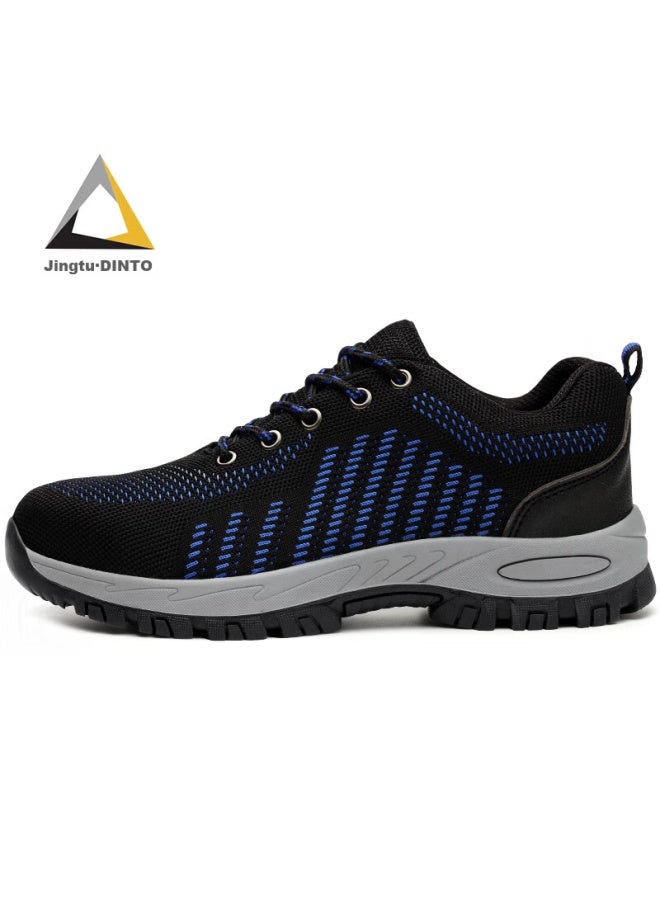 Jingtu Jingtu Safety Shoes For Men, Anti-static, Breathable, Steel Toe Cap, Puncture-resistant, Wear-resistant, Safety Work Functional Shoes Size 43 - Image 4