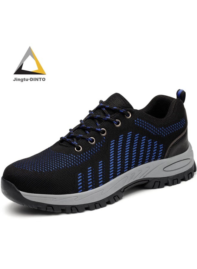 Jingtu Jingtu Safety Shoes For Men, Anti-static, Breathable, Steel Toe Cap, Puncture-resistant, Wear-resistant, Safety Work Functional Shoes Size 43 - Image 1