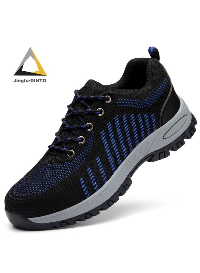 Jingtu Jingtu Safety Shoes For Men, Anti-static, Breathable, Steel Toe Cap, Puncture-resistant, Wear-resistant, Safety Work Functional Shoes Size 43 - Image 2