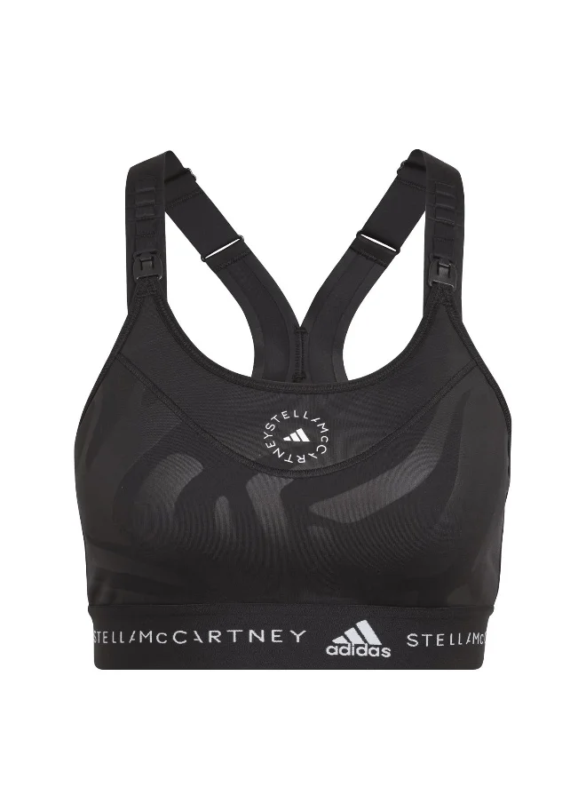 Adidas Adidas Asmc M Bra Black Training Bra For Women 75B