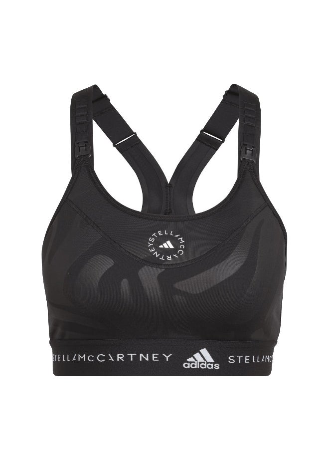 Adidas Adidas Asmc M Bra Black Training Bra For Women 75B  - Image 1