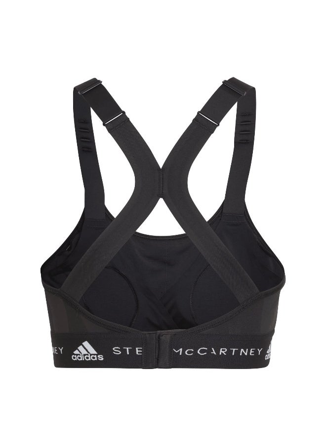 Adidas Adidas Asmc M Bra Black Training Bra For Women 75B  - Image 3