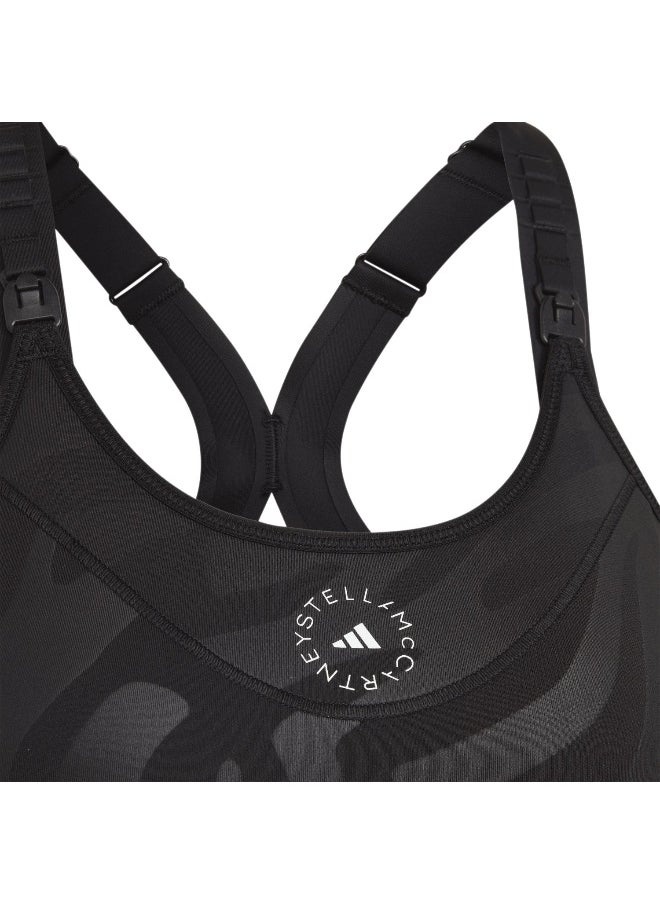 Adidas Adidas Asmc M Bra Black Training Bra For Women 75B  - Image 4