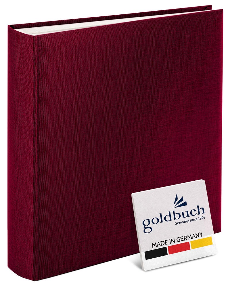 Goldbuch Trend Photo Album 25 x 25 cm 60 Pages with Pergamine Blackberry 30x31 cm