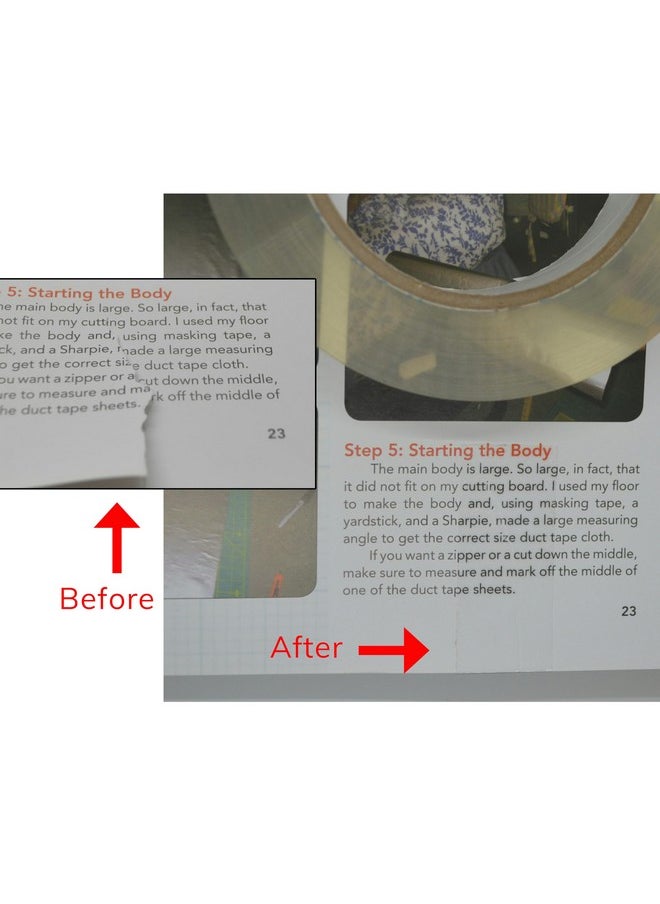 Pro Tapes Pro J-Lar Ii Clear Book Repair Tape 2" X 15 Yards Clear, Protape  - Image 2