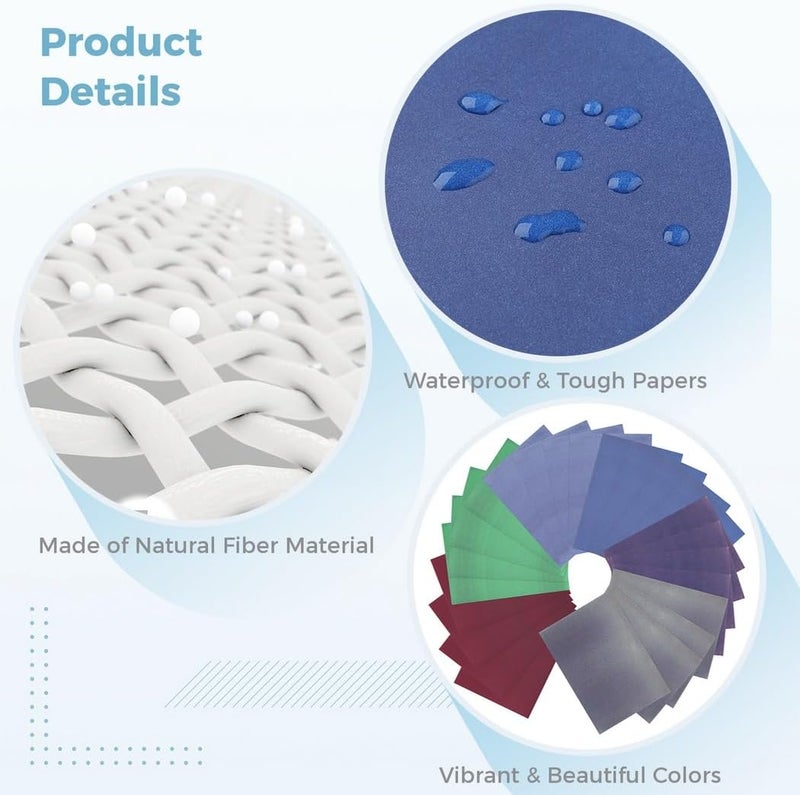 Sun Art Paper Kit, 24 Cyanotype Sheets In 6 Colors, Diy Solar Printing For Kids & Adults, Fun Nature Prints - Image 5