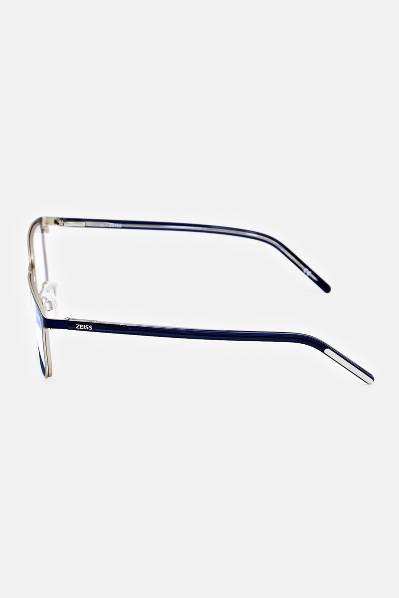 Zeiss Men ZS22400 Rectangular Eyeglasses, Navy - Image 4