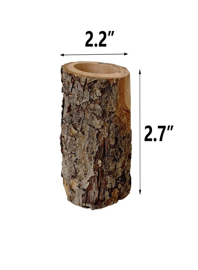 TANOMA 3PCS Natural Apple Wooden Hamster Mouse Tunnel Tube Toy, Hamster Hideout for Hamsters Mouse Gerbils Mice Rat, Cage Accessories for Hiding and Resting - Image 4