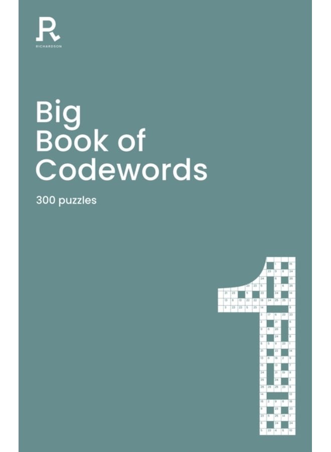 Big Book of Codewords Book 1 a bumper codeword book for adults containing 300 puzzles - Paperback