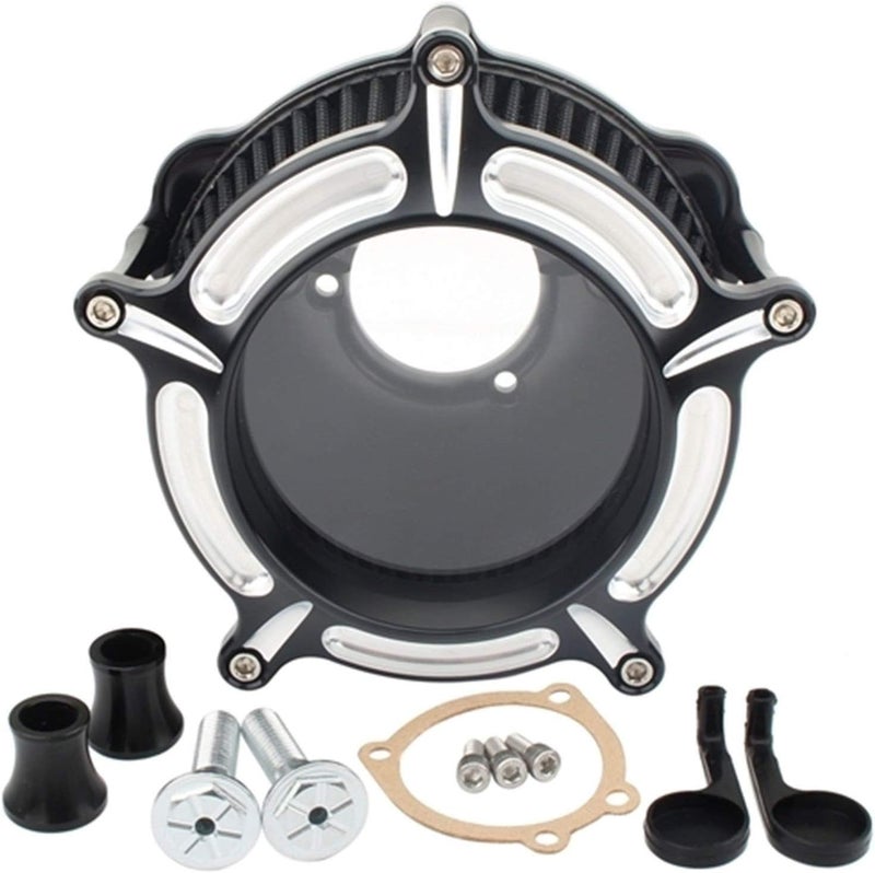 QASULER CNC Motorcycle Air Filter Kit - Image 1