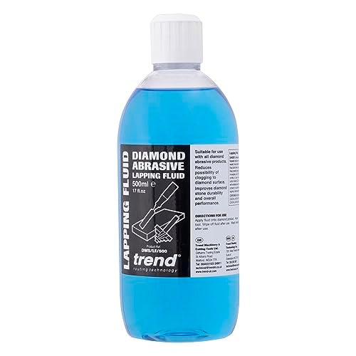 Trend Diamond Abrasive Lapping Fluid, 17 fl oz, Blue, Professional Grade Sharpening Fluid for Optimum Performance, DWS/LF/500 - Image 1