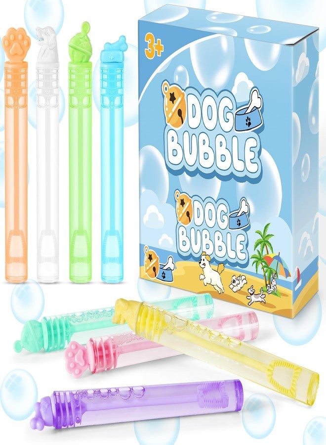 MAPIXO Paw Print Party Favors Supplies, 32 Pcs 8 Neon Color Puppy Dog Bubble Wand Bulk, Mini Bubble Toys for Kids Toddler, Box, Carnival Prizes, Birthday Decoration, Goody Bag Stuffers Fillers - Image 4